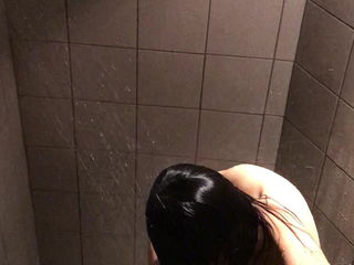 Young student shower 53-2