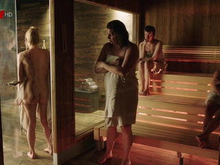 Anna Unterberger  nude butt sauna